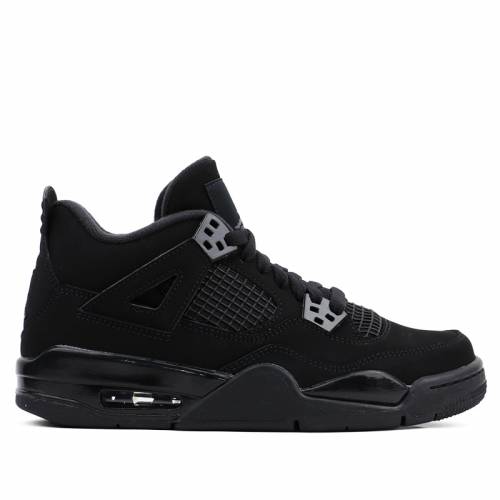 Air Jordan エア バスケットボール 黒色 ブラック エアジョーダン ジュニア キッズ Air Nike 4 Retro Gs Basketball Shoes Sneakers Black Cat Salon Raquet De