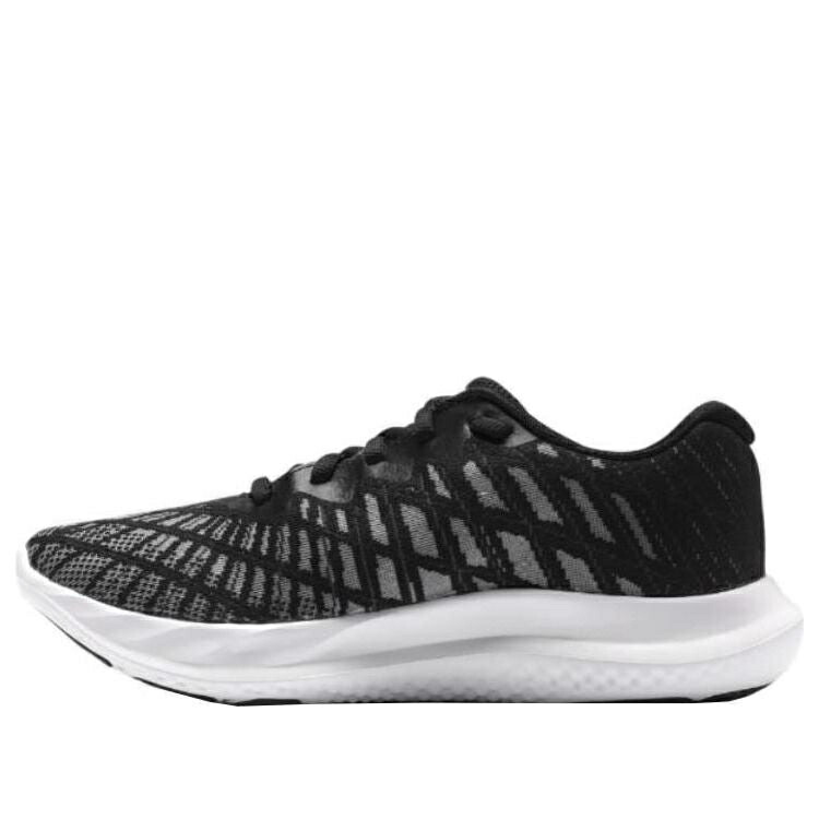 黒色 ブラック 灰色 グレー アンダーアーマー BLACK GREY スニーカー メンズ UNDER ARMOUR UNDER ARMOUR CHARGED BREEZE 2 JET 3026135-001 / BLACK JET GREY