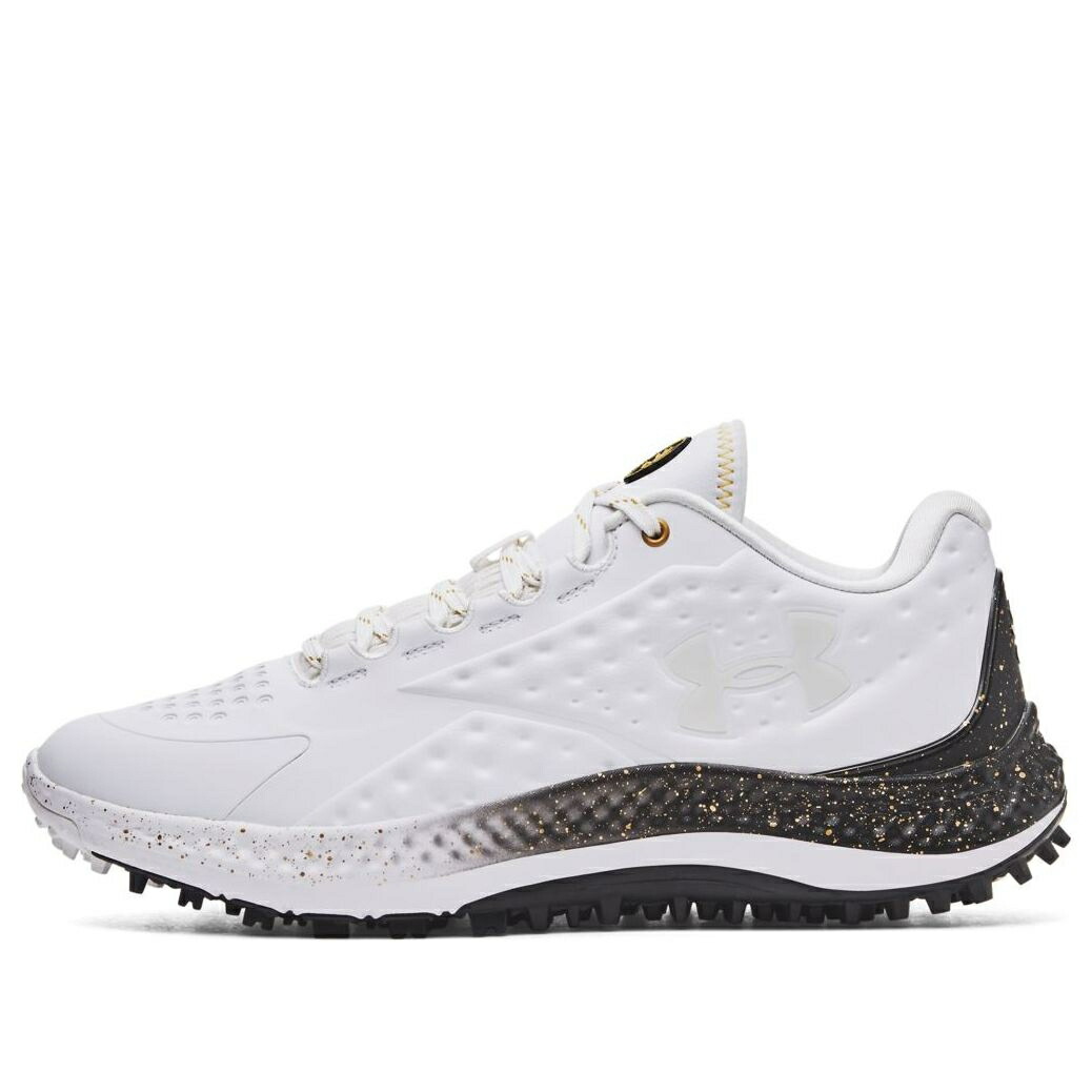 カリー ゴルフ 白色 ホワイト 黒色 ブラック アンダーアーマー 'WHITE BLACK' スニーカー メンズ UNDER ARMOUR UNDER ARMOUR CURRY 1 GOLF 3027378-101 / WHITE BLACK