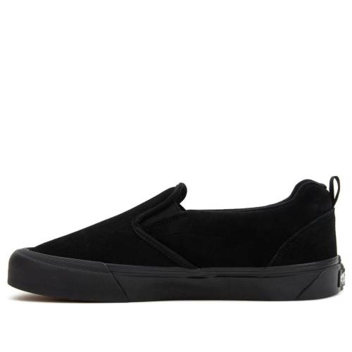 ヴァンズ バンズ 黒色 ブラック BLACK スニーカー メンズ VANS KNU SLIP VN0009QDBKA / BLACK