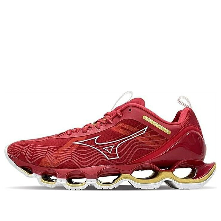 ミズノ 縮くれる ウェイブ プロフェシー 赤 赤いこと ゴールド \u0027RED GOLD\u0027 スニーカー メンズ MIZUNO WAVE PROPHECY X 10 J1GC215000 / RED GOLD