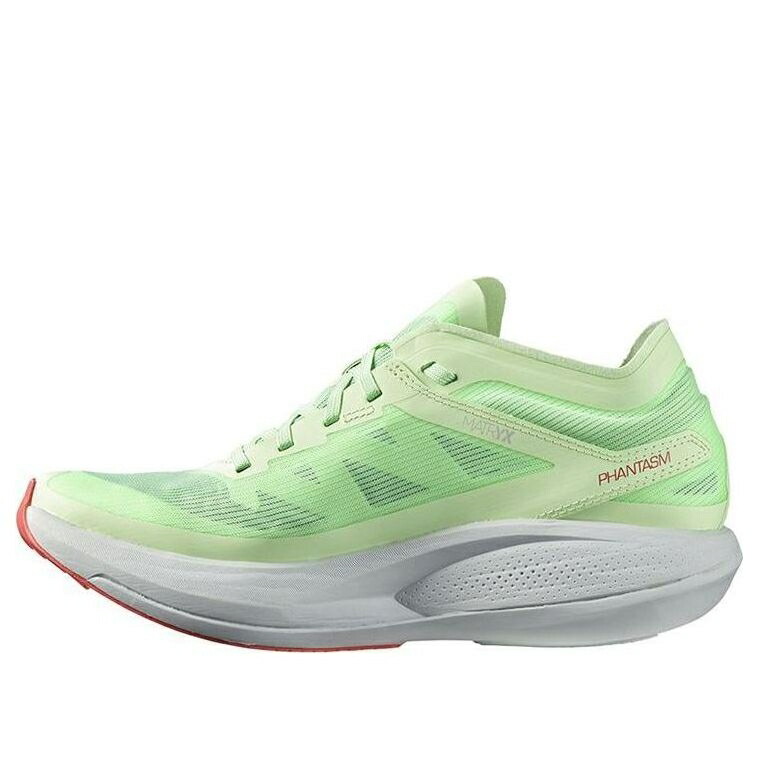 サロモン 緑 緑であること 赤 赤いこと \u0027GRASS RED\u0027 スニーカー レディース SALOMON (WMNS) PHANTASM GREEN 417402 / L41740200 RED GREEN