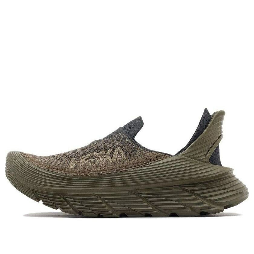 ホカオネオネ オリーブ 'DARK OLIVE' スニーカー メンズ HOKA ONE ONE HOKA ONE RESTORE TC 1134532-DOBLC / DARK OLIVE