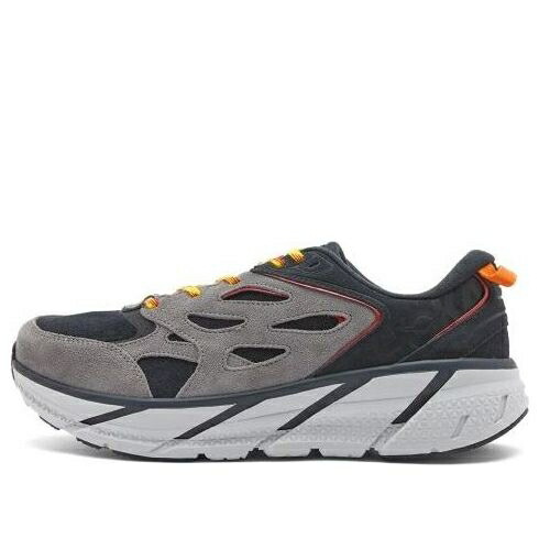 ホカオネオネ スエード スウェード ルーナー ルナー 黒色 ブラック BLACK ROCK スニーカー メンズ HOKA ONE ONE HOKA ONE CLIFTON L SUEDE LUNAR 1122571-BLRK / BLACK LUNAR ROCK