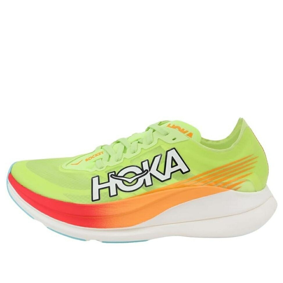 ホカオネオネ LETTUCE FLARE スニーカー メンズ HOKA ONE ONE HOKA ONE ROCKET X 2 SOLAR 1127927-LCS / LETTUCE SOLAR FLARE