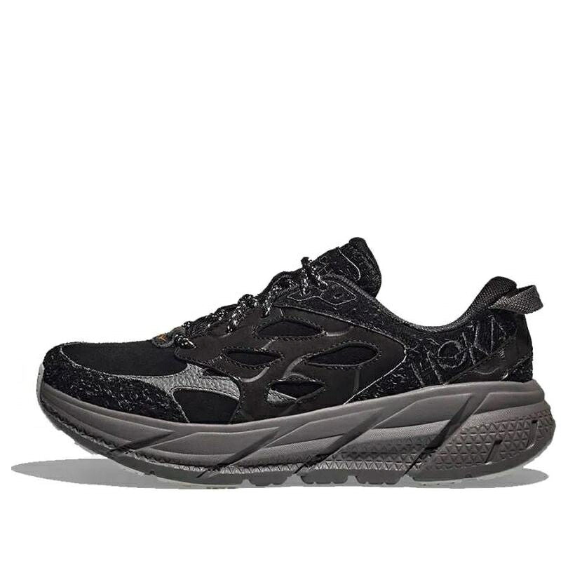 ホカオネオネ 取り合わせ 黒いこと 黒いこと 薄墨色 薄墨色 \u0027ELITE GREY\u0027 スニーカー メンズ HOKA ONE ONE HOKA ONE CLIFTON L TERRAIN SYSTEM BLACK SATELLITE 1150910-BCKST / BLACK SATELLITE GREY