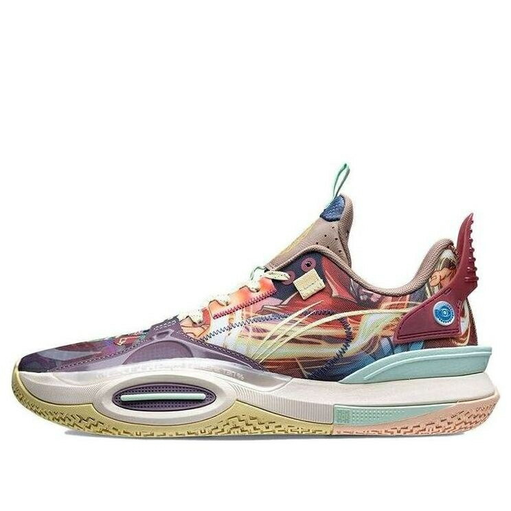 リーニン ウェイド シティ 紫 パープル \u0027MULTICOLOR\u0027 スニーカー メンズ LI-NING WADE ALL CITY 10 X MARVEL ABAS079-3 / PURPLE MULTICOLOR