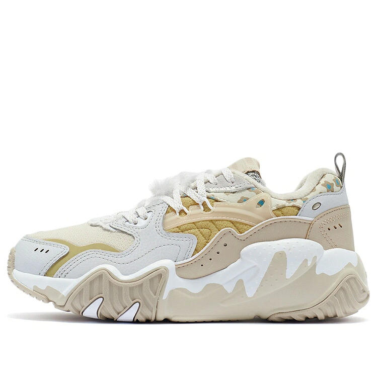 リーニン ともし火 白いこと 白いこと ベージュ 黄味がかった 黄色 \u0027WHITE BEIGE\u0027 スニーカー レディース LI-NING (WMNS) X-CLAW LITE AGCR230-3 / WHITE BEIGE YELLOW