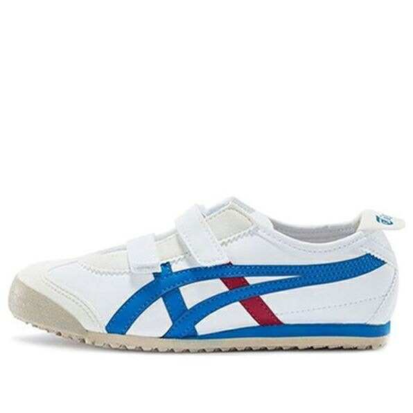 メキシコ 青色 ブルー 白色 ホワイト 赤 レッド オニツカタイガー 'WHITE RED' ジュニア キッズ ONITSUKA TIGER (PS) ONITSUKA TIGER MEXICO 66 BLUE C4D5Y-0143 / WHITE BLUE RED ベビー マタニティ スニーカー