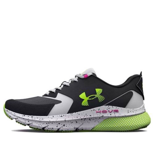 ライム 黒色 ブラック 緑 グリーン 白色 ホワイト アンダーアーマー 'BLACK SURGE' スニーカー メンズ UNDER ARMOUR UNDER ARMOUR HOVR TURBULENCE LIME 3026137-003 / BLACK GREEN WHITE|スニケス