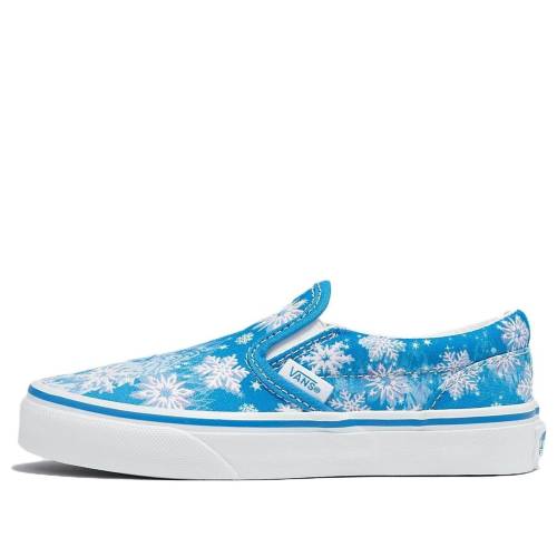 ヴァンズ バンズ スリッポン 青色 ブルー 白色 ホワイト 'BLUE WHITE' ジュニア キッズ VANS (PS) SLIP-ON VN0A5KXMBES / BLUE WHITE ベビー マタニティ スニーカー