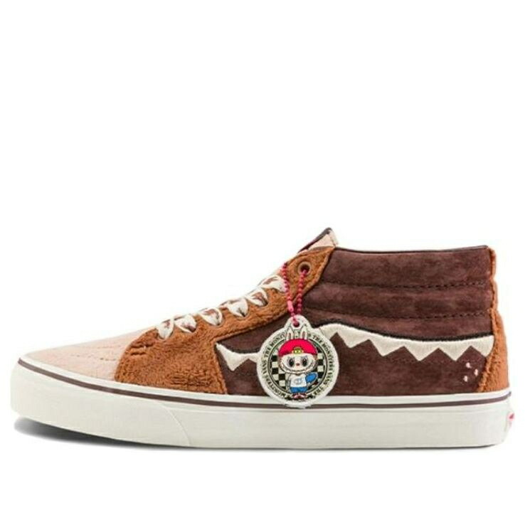 ヴァンズ バンズ 赤銅色 赤銅色 橙 オレンジ色 ベージュ \u0027BROWN ORANGE\u0027 スニーカー メンズ VANS SK8-MID X THE MONSTERS VN000BWEDFO / BROWN ORANGE BEIGE