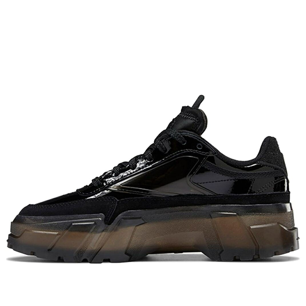 リーボック クラブ 黒色 ブラック 'CORE BLACK' ジュニア キッズ REEBOK (GS) CARDI B X CLUB C J H02524 / BLACK ベビー マタニティ スニーカー｜スニケス