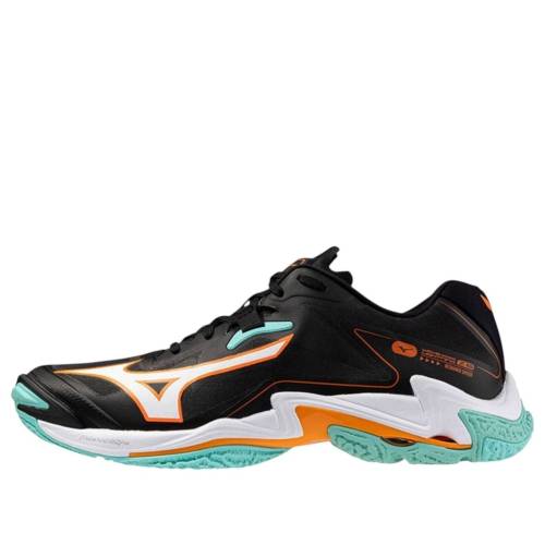 ミズノ ウェーブ ウェイブ ライトニング 黒色 ブラック 緑 グリーン BLACK GREEN スニーカー メンズ MIZUNO WAVE LIGHTNING Z8 TANGELO ICE V1GA240007 / BLACK TANGELO ICE GREEN