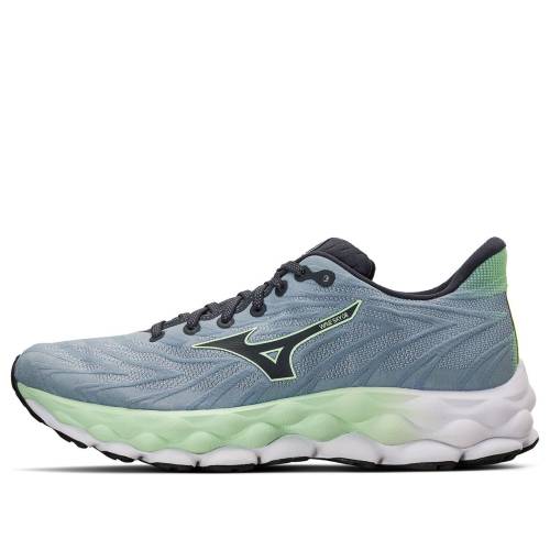 ミズノ ウェーブ ウェイブ スカイ 青色 ブルー 緑 グリーン 'BLUE GREEN' スニーカー メンズ MIZUNO WAVE SKY 8 J1GC240251 / BLUE GREEN