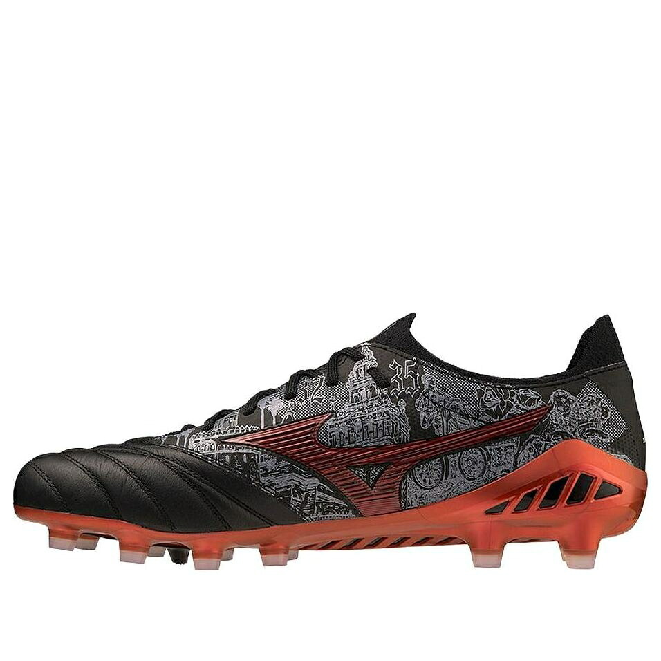 ミズノ ネオ 黒色 ブラック 赤 レッド 'SR4 'BLACK RED' スニーカー メンズ MIZUNO MORELIA NEO III JAPAN P1GA239804 / BLACK RED