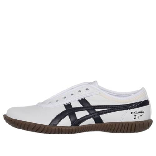 スリッポン 白色 ホワイト 黒色 ブラック オニツカタイガー WHITE BLACK スニーカー メンズ ONITSUKA TIGER ONITSUKA TIGER TSUNAHIKI SLIP-ON 1183C529-101 / WHITE BLACK