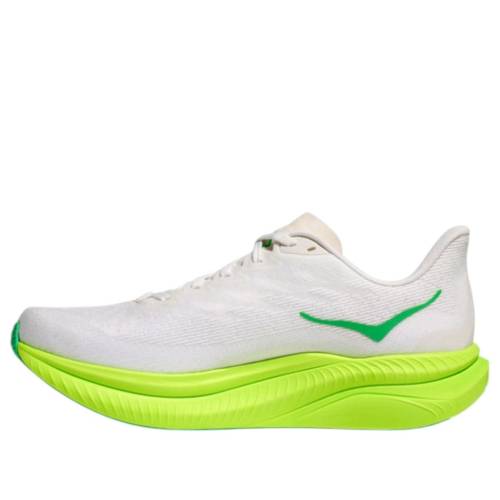 ホカオネオネ 白いこと 白いこと 菩提樹 \u0027WHITE LIME\u0027 スニーカー メンズ HOKA ONE ONE HOKA ONE MACH 6 NEON 1147790-WNL / WHITE NEON LIME