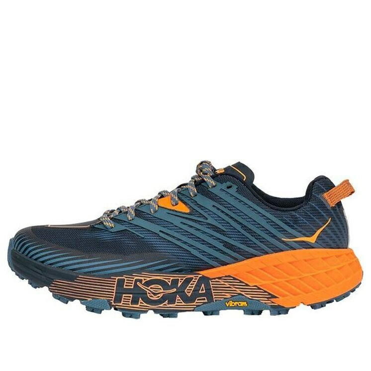 ホカオネオネ レアル 'REAL ORANGE' スニーカー メンズ HOKA ONE ONE HOKA ONE SPEEDGOAT 4 TEAL PERSIMMON 1106525-RTPO / REAL TEAL PERSIMMON ORANG