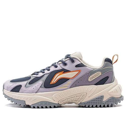 リーニン 紫 パープル ベージュ 灰色 グレー 2.0 'PURPLE BEIGE' スニーカー レディース LI-NING (WMNS) QIXING AGCT312-5 / PURPLE BEIGE GREY