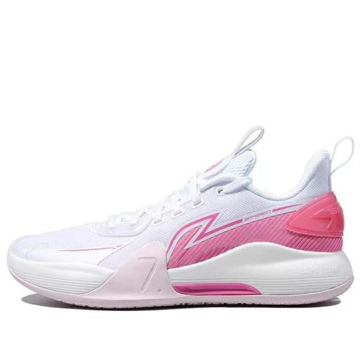 リーニン す早さ 野球クラブ 白いこと 白いこと サクラ色 \u0027WHITE PINK\u0027 スニーカー メンズ LI-NING SPEED 7 TEAM ABPT013-3 / WHITE PINK