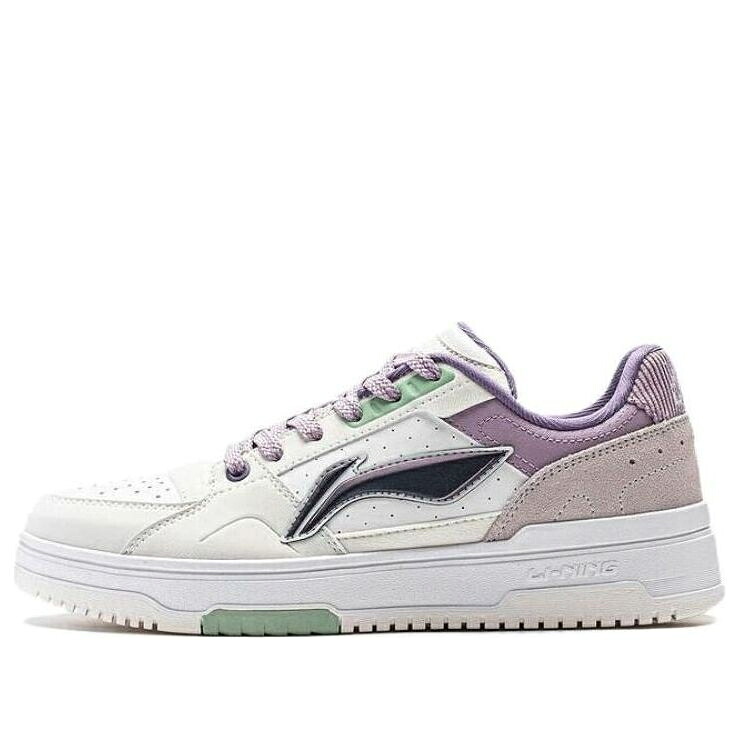 リーニン 白いこと 白いこと 緑 緑であること 2.0 \u0027WHITE GREEN\u0027 スニーカー レディース LI-NING (WMNS) TIANJI MAUVE AGCT292-3 / WHITE MAUVE GREEN