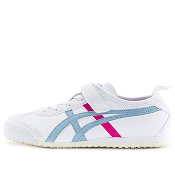 メキシコ 白色 ホワイト 青色 ブルー オニツカタイガー 'WHITE BLUE' ジュニア キッズ ONITSUKA TIGER ONITSUKA TIGER MEXICO 66 C8A2Y-0144 / WHITE BLUE ベビー マタニティ スニーカー