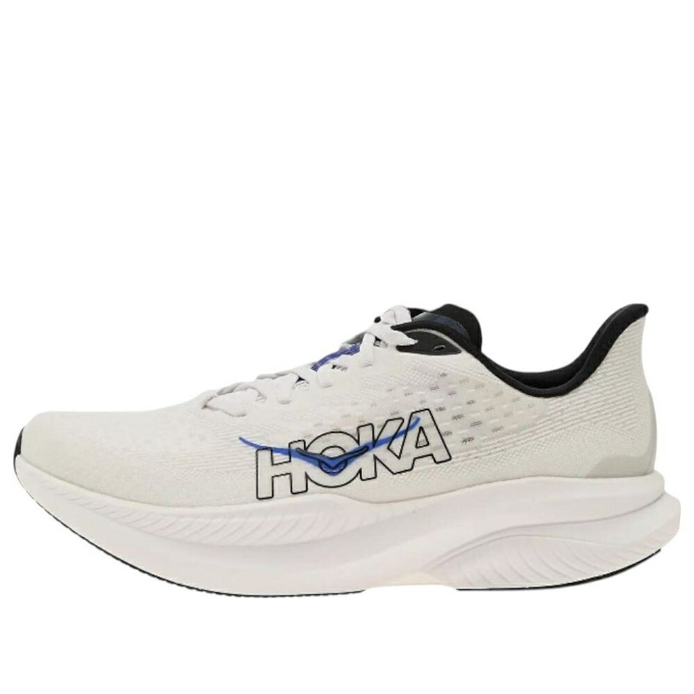 ホカオネオネ 白いこと 白いこと \u0027WHITE ULTRAMARINE\u0027 スニーカー メンズ HOKA ONE ONE HOKA ONE MACH 6 1147790-WMR / WHITE ULTRAMARINE