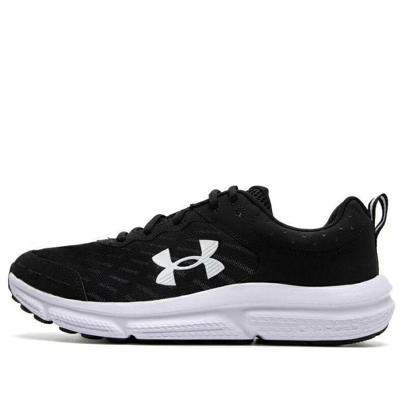 黒色 ブラック 白色 ホワイト アンダーアーマー BLACK WHITE スニーカー メンズ UNDER ARMOUR UNDER ARMOUR CHARGED ASSERT 10 AND 3026175-001 / BLACK WHITE