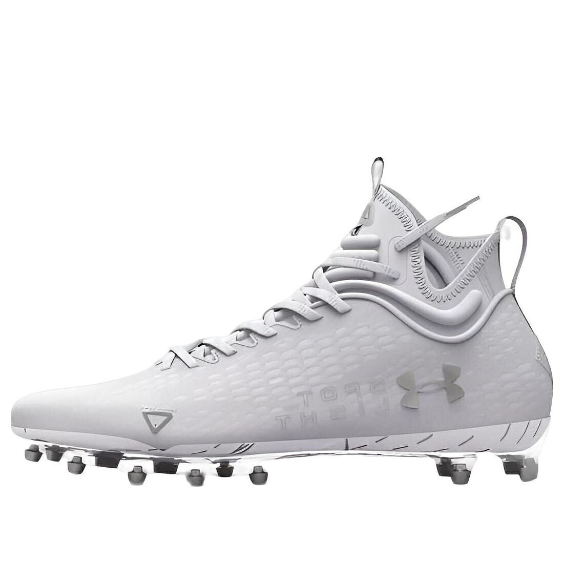 白色 ホワイト 銀色 シルバー アンダーアーマー 2.0 'WHITE SILVER' スニーカー メンズ UNDER ARMOUR UNDER ARMOUR SPOTLIGHT LUX MC METALLIC 3025082-100 / WHITE METALLIC SILVER｜スニケス