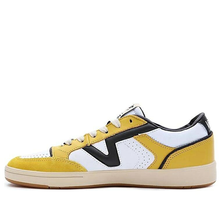 ヴァンズ バンズ コレクション 黒色 ブラック 黄色 イエロー 白色 ホワイト 'SERIO YELLOW' スニーカー レディース VANS (WMNS) LOWLAND COMFYCUSH COLLECTION - BLACK VN0A5KYFY23 / YELLOW BLACK WHITE｜スニケス