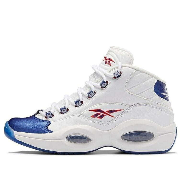 リーボック 問い合わせ ミッド 白いこと 白いこと 青み 青色 クエスチョンミッド \u0027BLUE TOE\u0027 スニーカー メンズ REEBOK QUESTION MID (2022) GX0227 / WHITE BLUE