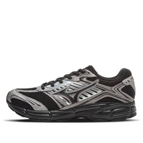 ミズノ スピード 黒色 ブラック 銀色 シルバー BLACK SILVER スニーカー メンズ MIZUNO SPEED 2010 D1GH251703 / BLACK SILVER