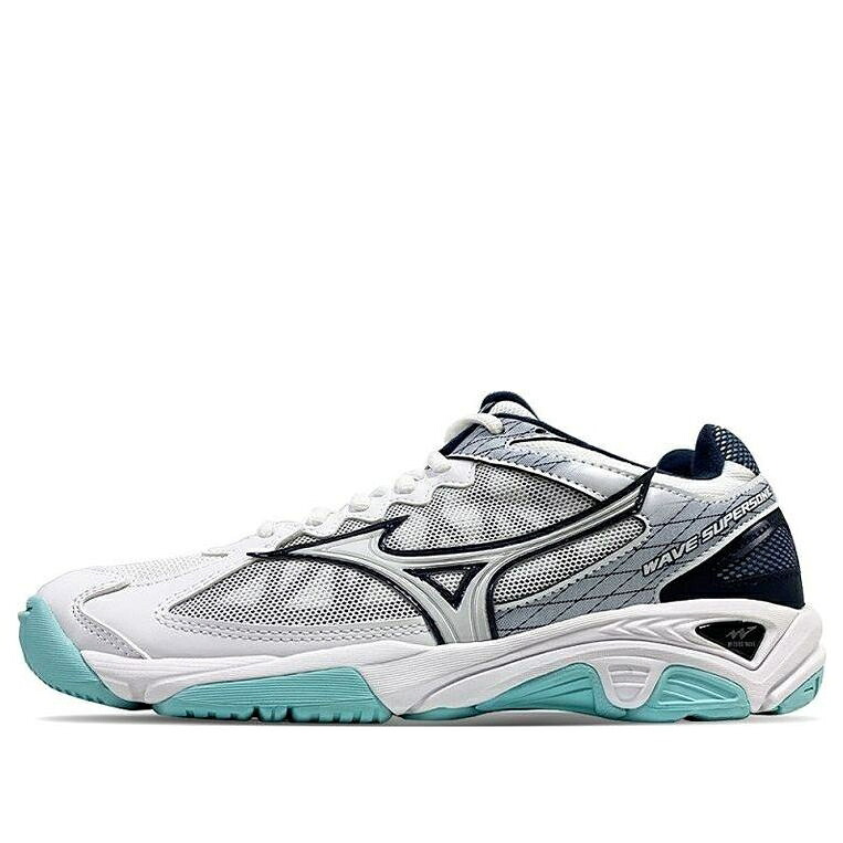ミズノ ウェーブ ウェイブ 灰色 グレー スカイ 白色 ホワイト グレイ 青色 ブルー 'WHITE BLUE' スニーカー メンズ MIZUNO WAVE SUPERSONIC GREY SKY V1GA216111 / WHITE GRAY SKY BLUE