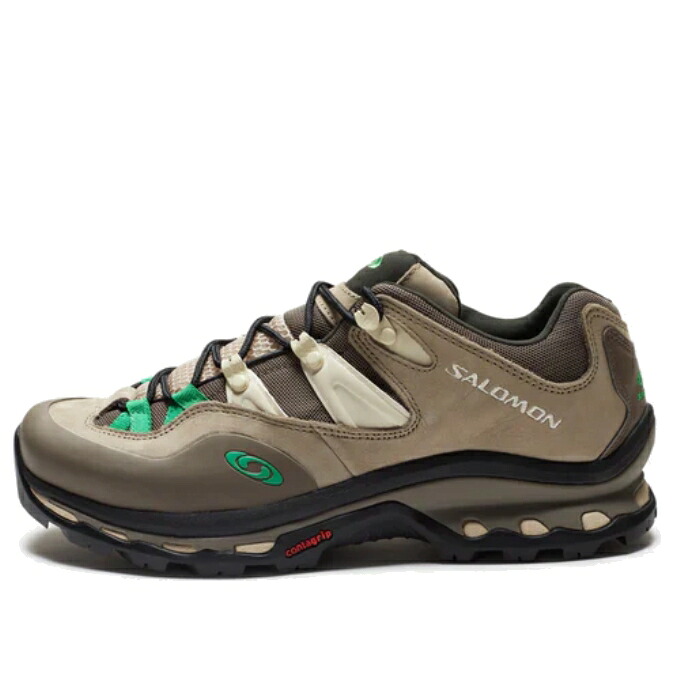 サロモン 薄墨色 シメント 緑 緑であること \u0027FALCON CEMENT\u0027 スニーカー メンズ SALOMON XT-QUEST 2 472994 / FALCON CEMENT BRIGHT GREEN