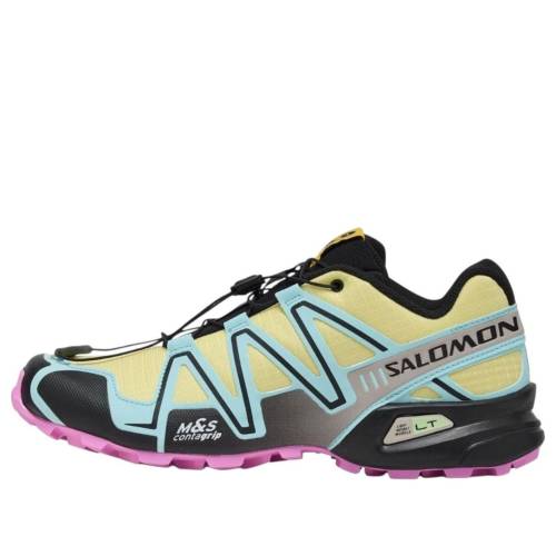 サロモン 黄味がかった 黄色 アクア \u0027YELLOW AQUA\u0027 スニーカー メンズ SALOMON SPEEDCROSS 3 IRIS ICED 478598 / YELLOW IRIS ICED AQUA CYCLAMEN