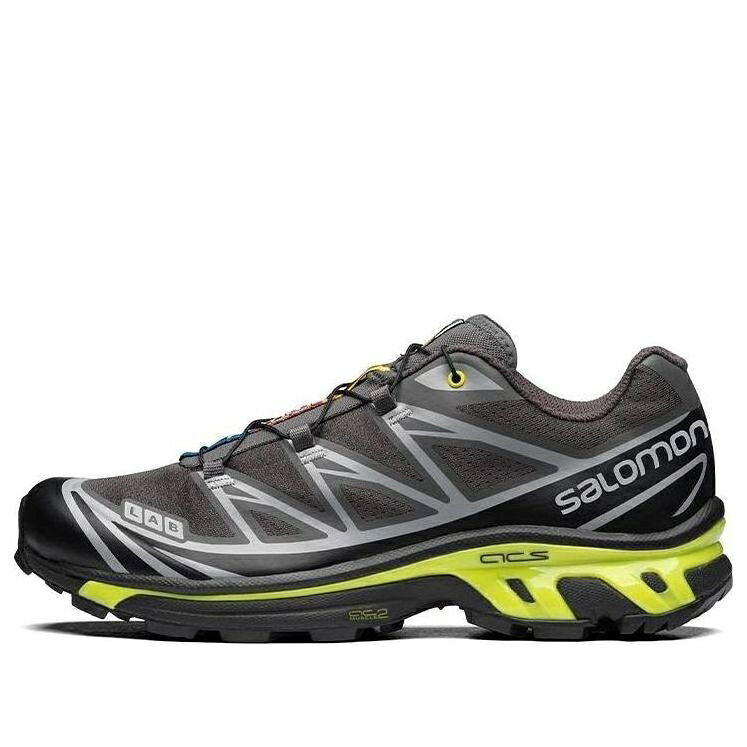 サロモン 黒いこと 黒いこと \u0027BROWN GREEN\u0027 スニーカー メンズ SALOMON XT-6 NEON 416870 / BLACK