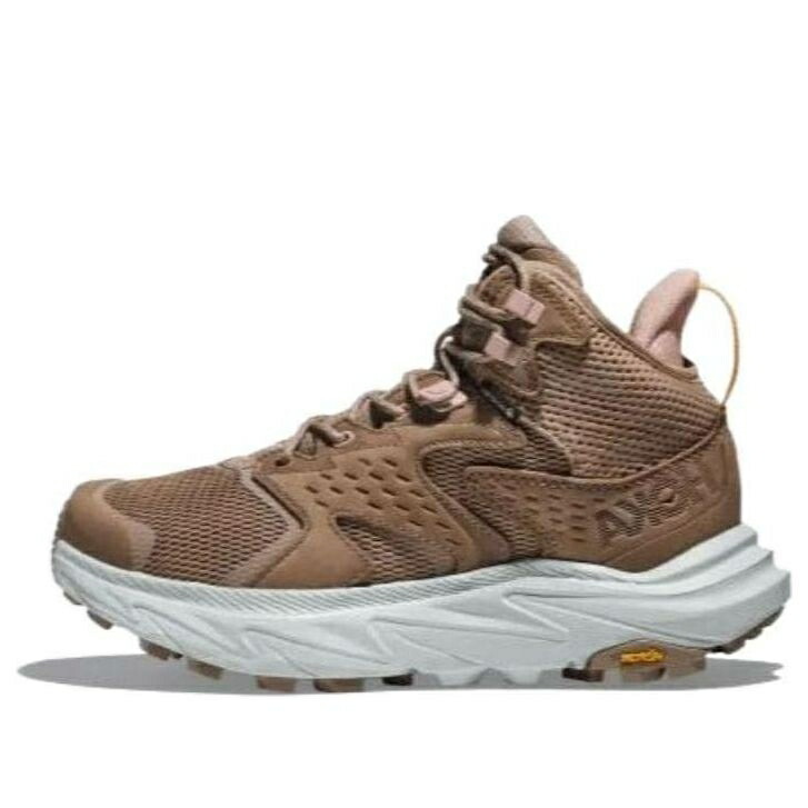 ホカオネオネ ミッド 茶色 ブラウン 白色 ホワイト ゴアテックス 'DUNE FLOW' スニーカー レディース HOKA ONE ONE (WMNS) HOKA ONE ANACAPA2 MID GORE TEX ICE 1142831-DIFL / BROWN WHITE