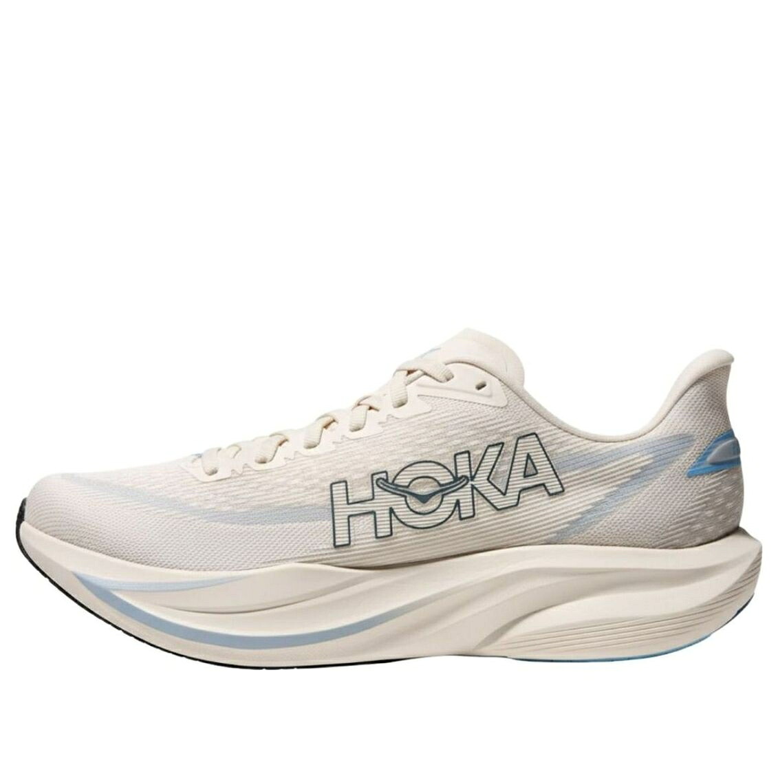 ホカオネオネ 青み 青色 \u0027ALABASTER BLUE\u0027 スニーカー メンズ HOKA ONE ONE HOKA ONE MACH 7 SOARING 1171905-ASRN / ALABASTER SOARING BLUE