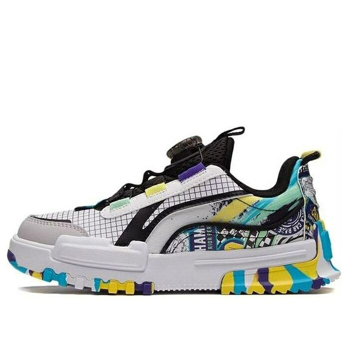 リーニン 黒いこと 黒いこと 白いこと 白いこと 2.0 \u0027WHITE CAMO\u0027 御坊っちゃん キッズ LI-NING (GS) JOURNEY LOW BLACK YKCS108-13 / WHITE BLACK MULTI COLOR もの言う花 マタニティ スニーカー