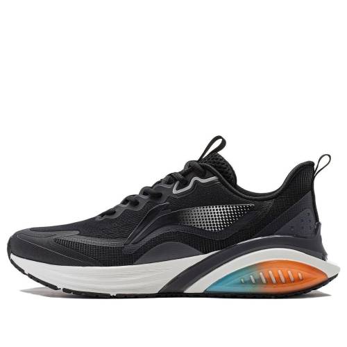 リーニン 黒いこと 黒いこと 白いこと 白いこと 青味 青み \u0027BLACK WHITE\u0027 スニーカー メンズ LI-NING MANYUN ARST059-5 / BLACK WHITE BLUE RANGE