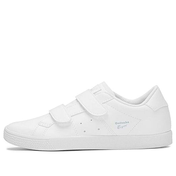 白色 ホワイト オニツカタイガー 'WHITE' ジュニア キッズ ONITSUKA TIGER (PS) ONITSUKA TIGER LAWNSHIP 1184A026-100 / WHITE ベビー マタニティ スニーカー｜スニケス