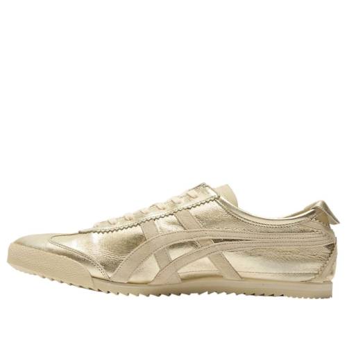 メキシコ デラックス ゴールド ピュア クリーム オニツカタイガー 'PURE CREAM' スニーカー メンズ ONITSUKA TIGER ONITSUKA TIGER NIPPON MADE MEXICO 66 DELUXE GOLD 1181A496-200 / PURE GOLD CREAM|スニケス