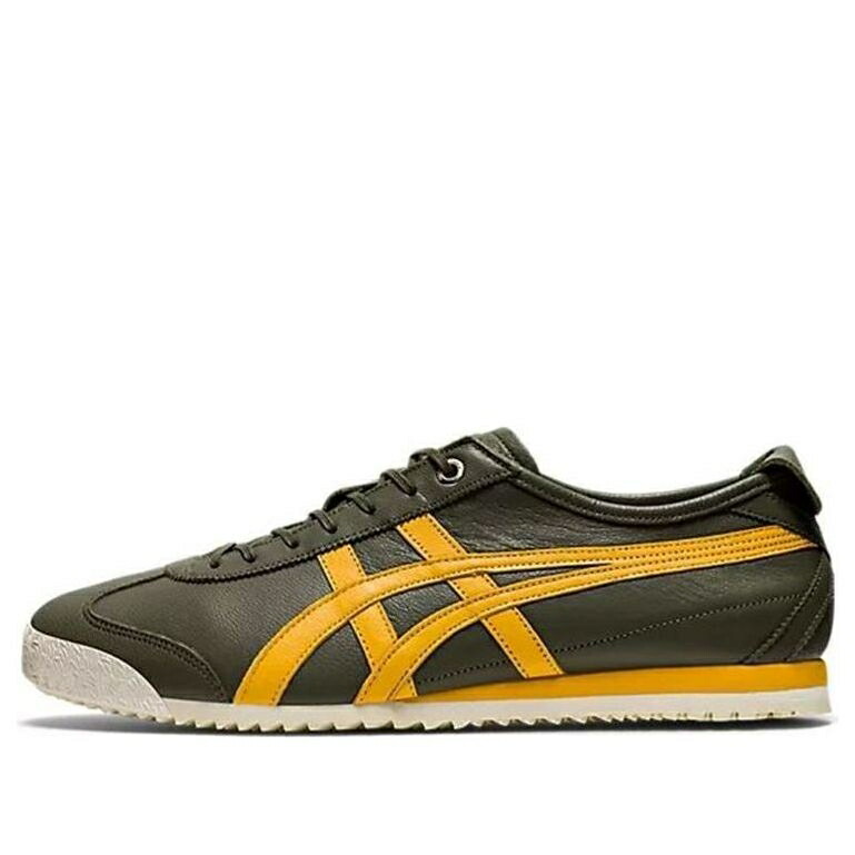 メキシコ 緑 グリーン 黄色 イエロー オニツカタイガー 'MANTLE YELLOW' スニーカー メンズ ONITSUKA TIGER ONITSUKA TIGER MEXICO 66 SD GREEN 1183A872-302 / MANTLE GREEN TIGER YELLOW