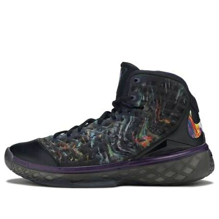 ナイキ 望遠レンズ コービー 黒いこと 黒いこと \u0027PRELUDE\u0027 スニーカー メンズ NIKE ZOOM KOBE 3 640551-005 / BLACK MLT CLR IMPRL PRPL KMQT