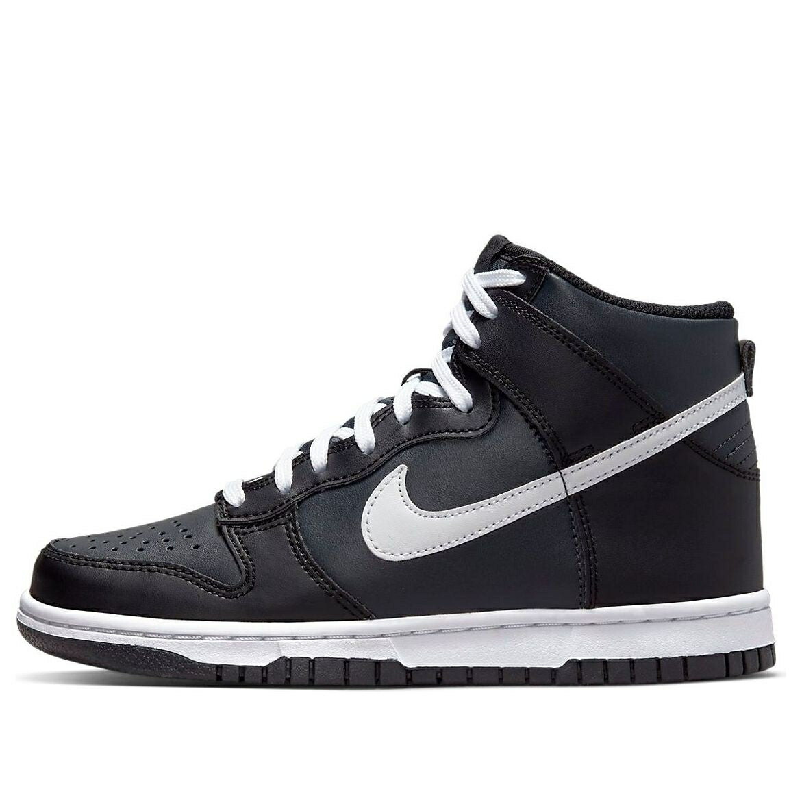 ナイキ ダンク ハイ 黒色 ブラック 白色 ホワイト ダンクハイ 'ANTHRACITE WHITE' ジュニア キッズ NIKE (GS) DUNK HIGH DH9751-001 / BLACK WHITE ベビー マタニティ スニーカー