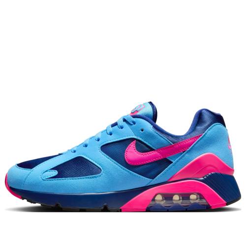 ナイキ マックス 青み 青色 サクラ色 ディープ 大気圏マックス \u0027UNIVERSITY PINK\u0027 スニーカー メンズ NIKE AIR MAX 180 BLUE HYPER HQ1706-401 / UNIVERSITY BLUE HYPER PINK DEEP