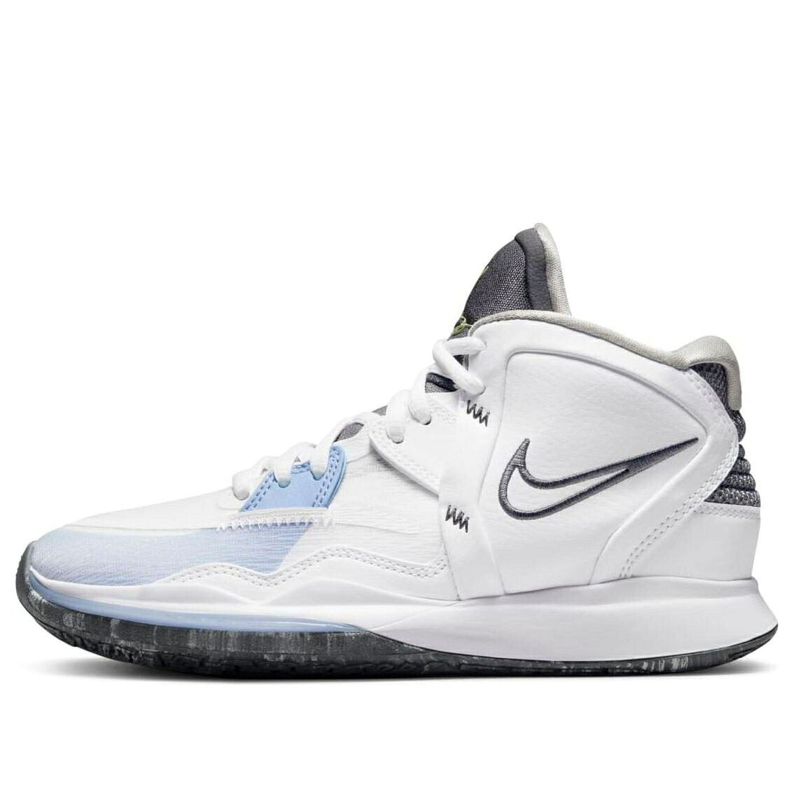 ナイキ カイリー 白色 ホワイト 青色 ブルー 黒色 ブラック 'WHITE MARINE' ジュニア キッズ NIKE (GS) KYRIE INFINITY LIGHT DD0334-102 / WHITE BLUE BLACK ベビー マタニティ スニーカー
