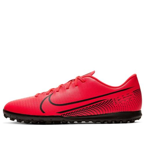 ナイキ サー青少年 野球クラブ 蹴球 スニーカー 運動すること靴 赤 赤いこと スニーカー メンズ NIKE MERCURIAL VAPOR 13 CLUB LOW-TOP SOCCER SHOES RED/BLACK AT7999-606 / RED