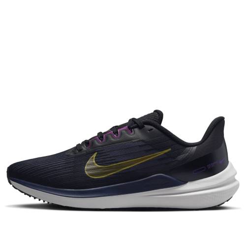 ナイキ ズーム ゴールド 黒色 ブラック 青色 ブルー 'BLACK SUEDE' スニーカー メンズ NIKE AIR ZOOM WINFLO 9 GOLD DD6203-007 / BLACK BLUE GOLD